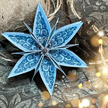 6 Stempelmotive / Set 3 für Faltstern Nr. 8S